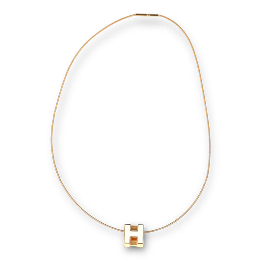 Hermès Cage d'H Kette gold