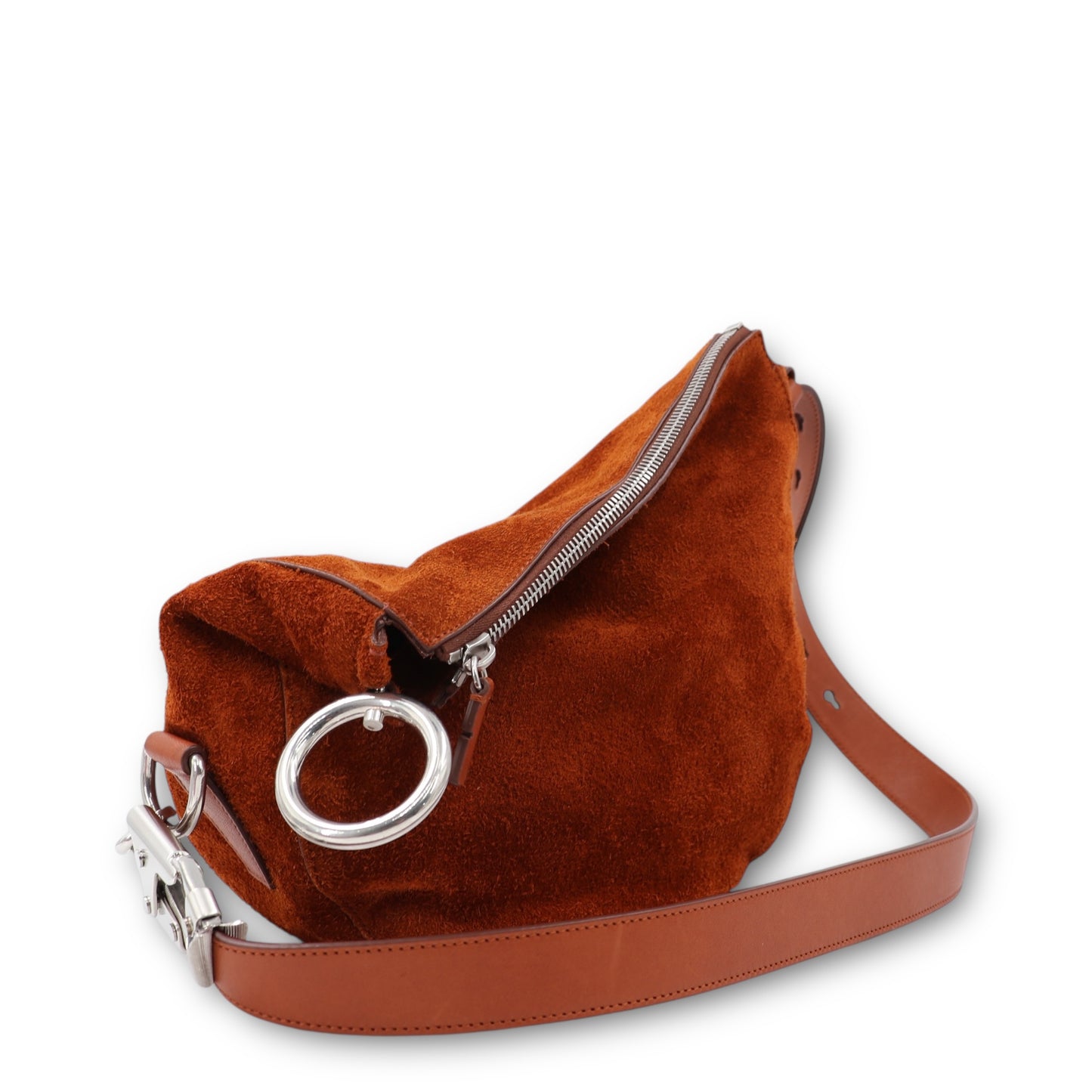Burberry Small Knight bag Wildleder cognac
