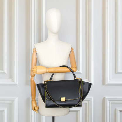 Céline Trapèze schwarz/gelb