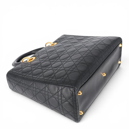 Dior Lady Dior Large schwarz GHW