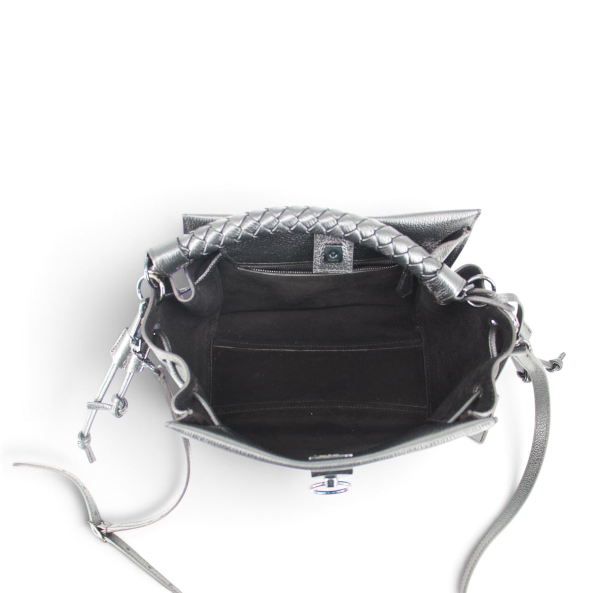 Mulberry Small Iris Two-way schwarz metallic