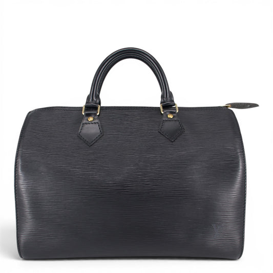Louis Vuitton Speedy 30 Epi Schwarz