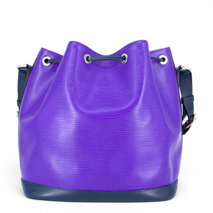 Louis Vuitton Petit Noé epi tricolor Fuchsia/Indigo/Figue