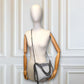 Stella McCartney Falabella Woven Raffia grau