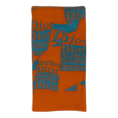 Dior Wollschal orange/blau