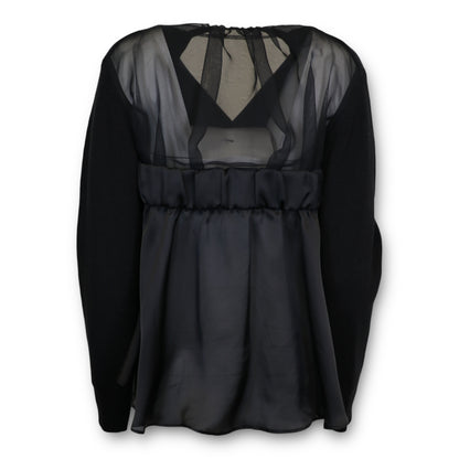 Sacai Cardigan schwarz Gr. 1 (S)