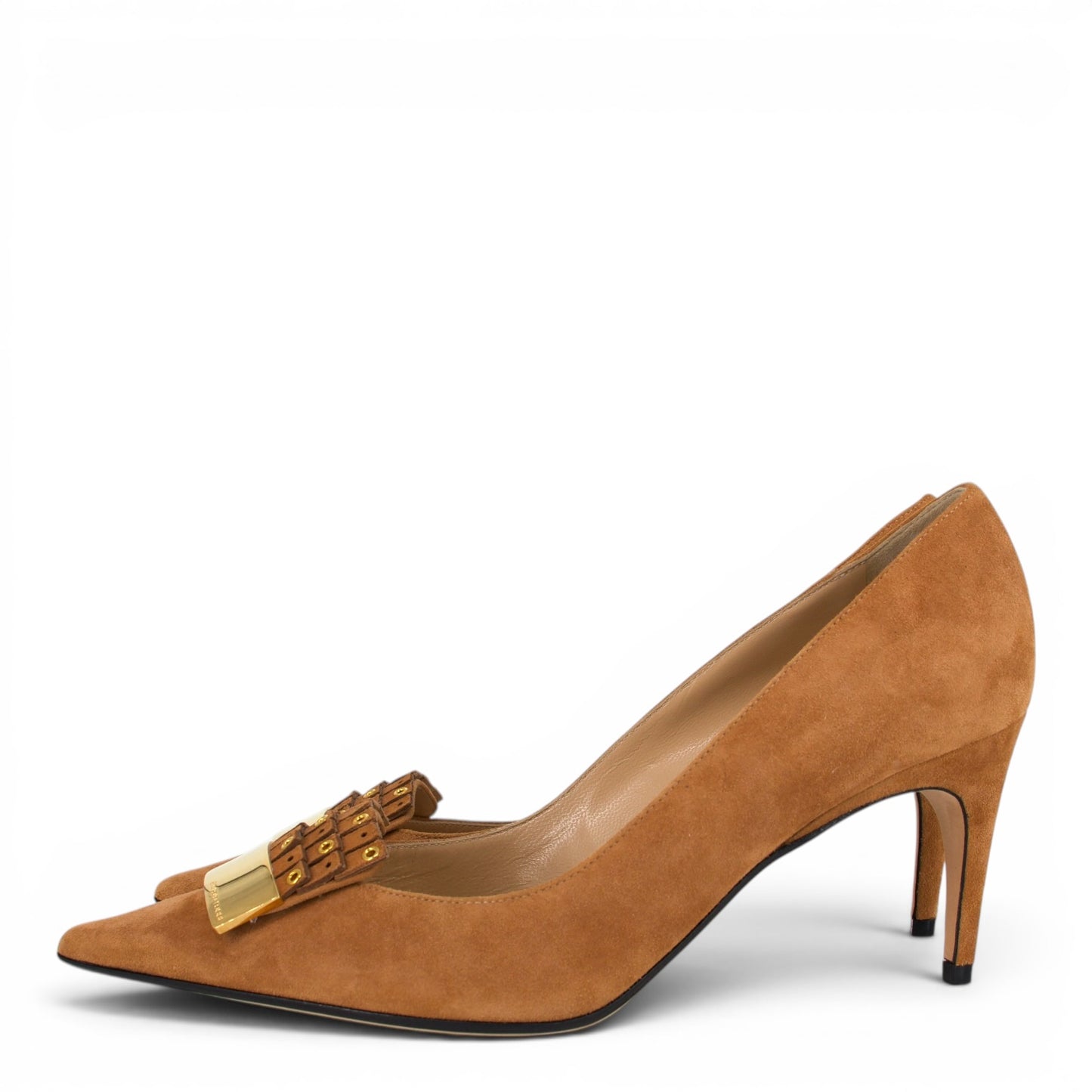 Sergio Rossi Pumps Wildleder braun Gr. 40