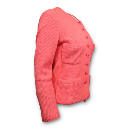 Chanel Boucléblazer rosa Gr. 38