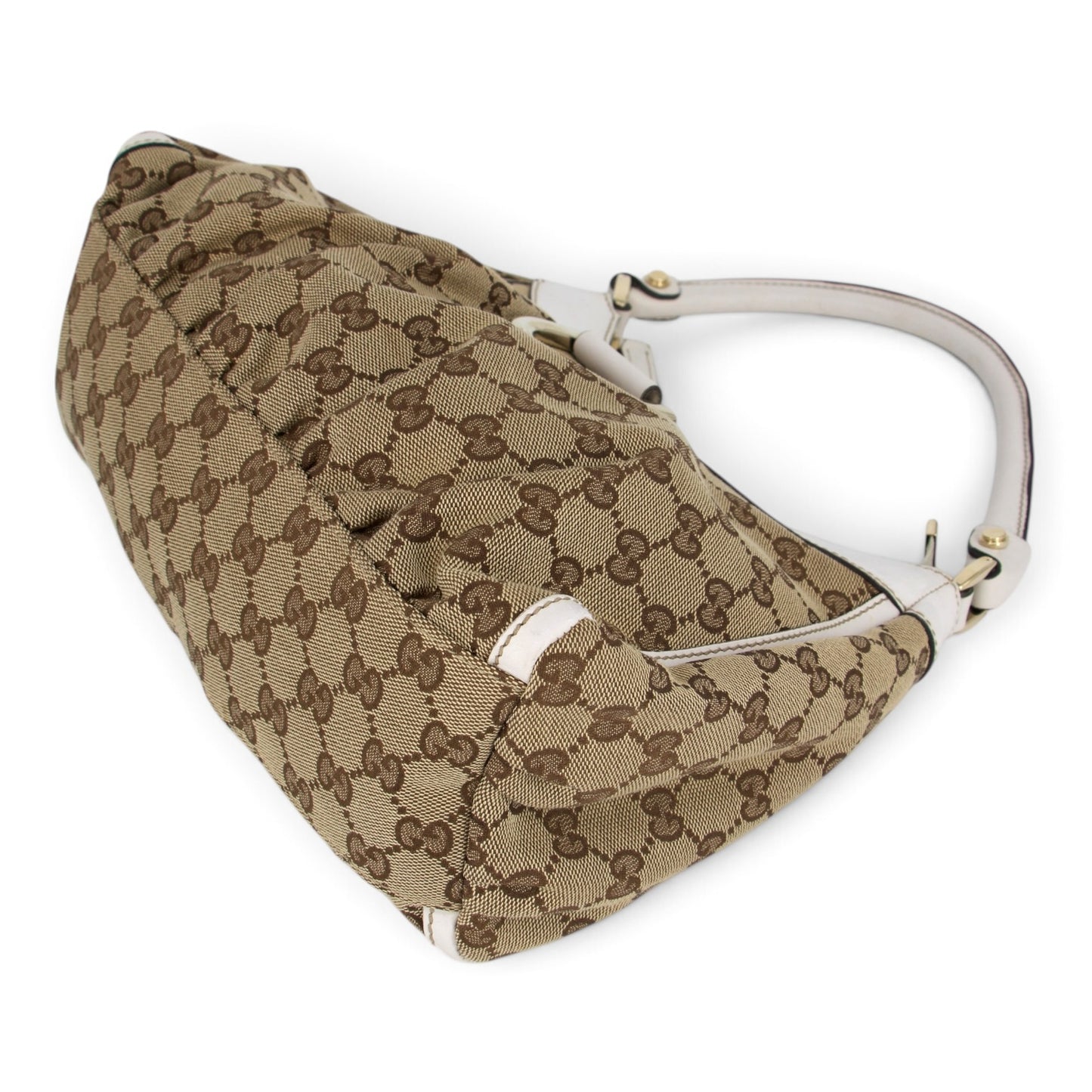 Gucci Abbey D-Ring GG weiss
