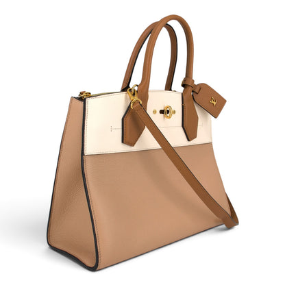 Louis Vuitton City Steamer MM Papyrus/crème