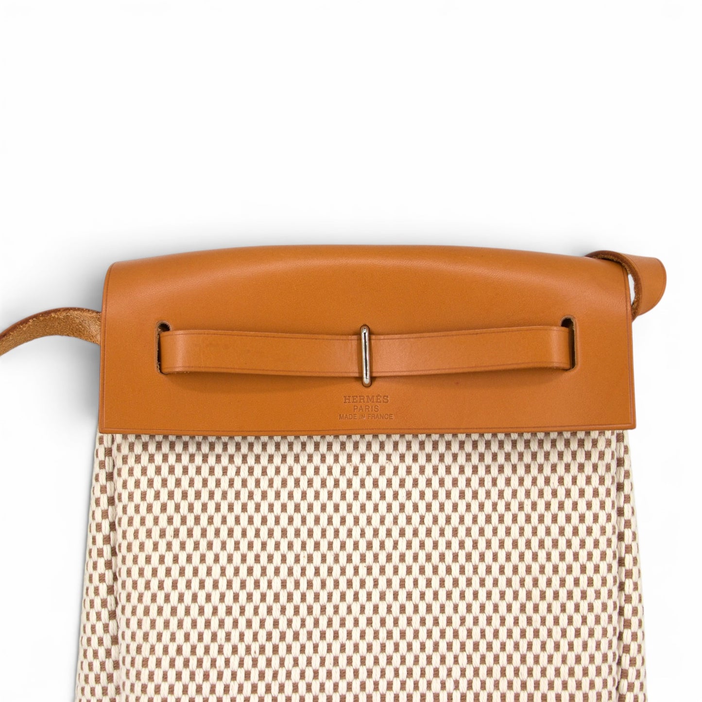 Hermès Herbag TPM crème/naturel