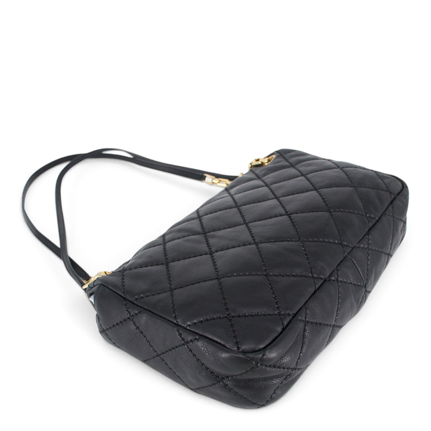 Chanel Wild Stitch Chain Flap schwarz GHW
