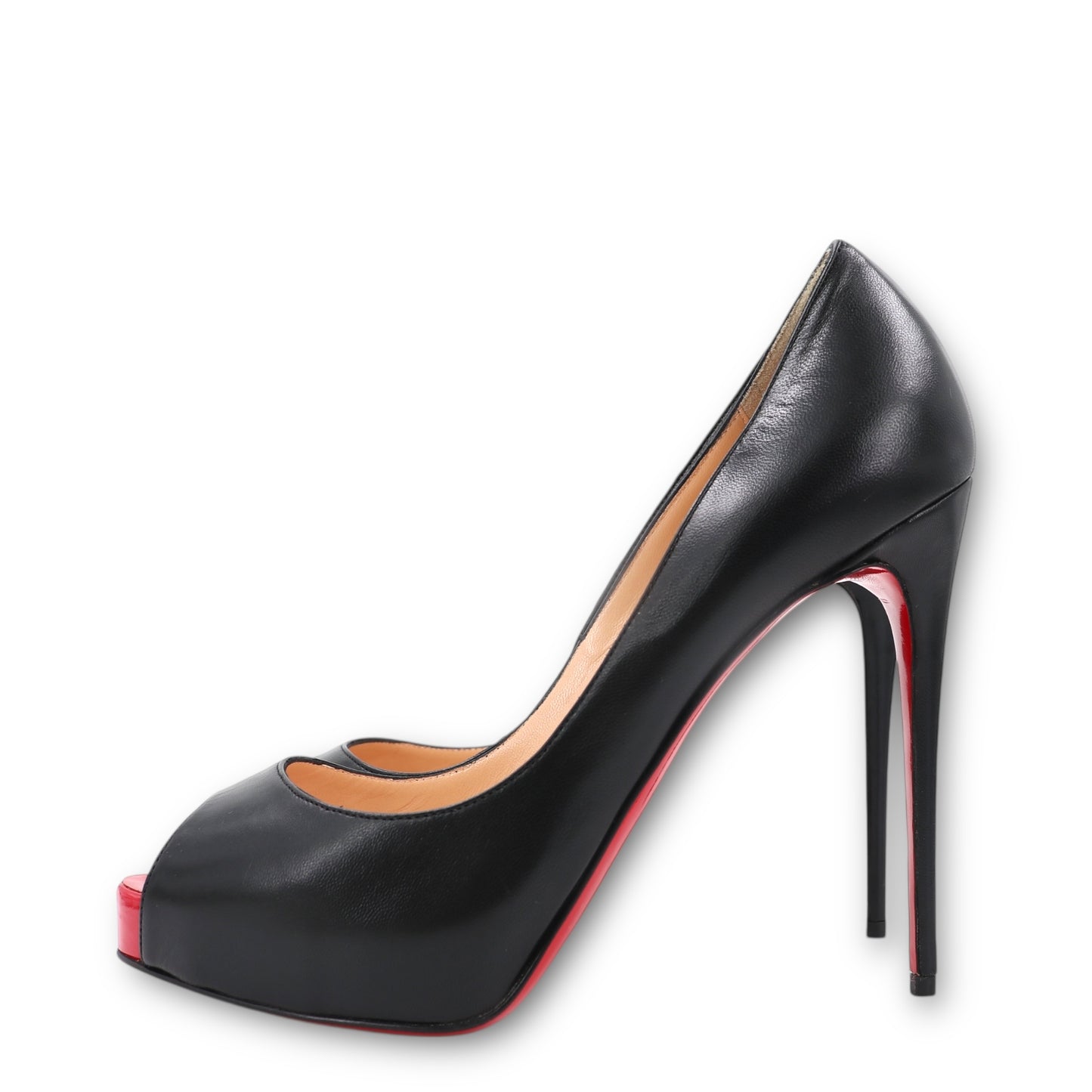 Christian Louboutin Very privé Peeptoes schwarz Gr. 38