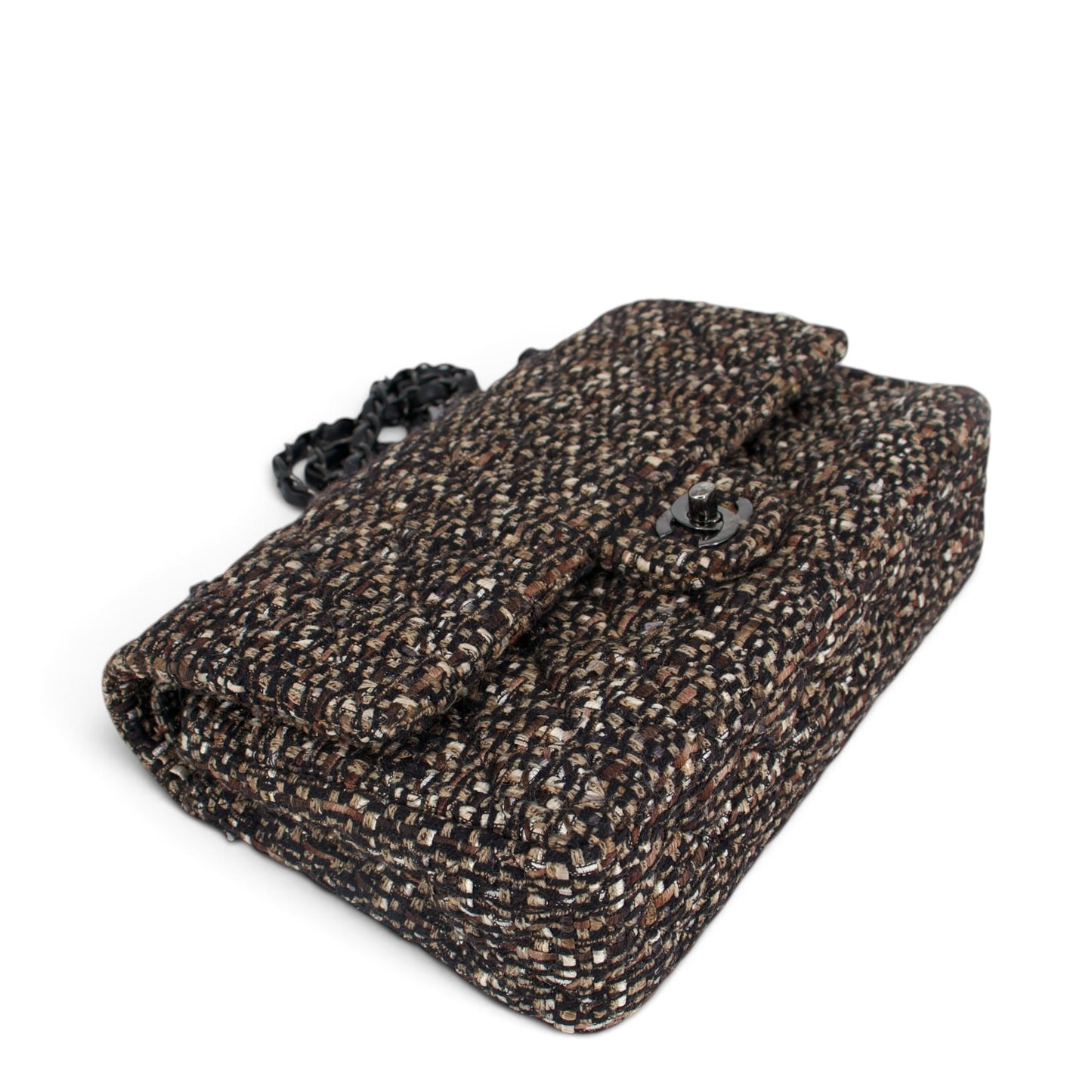 Chanel Timeless Medium double flap tweed