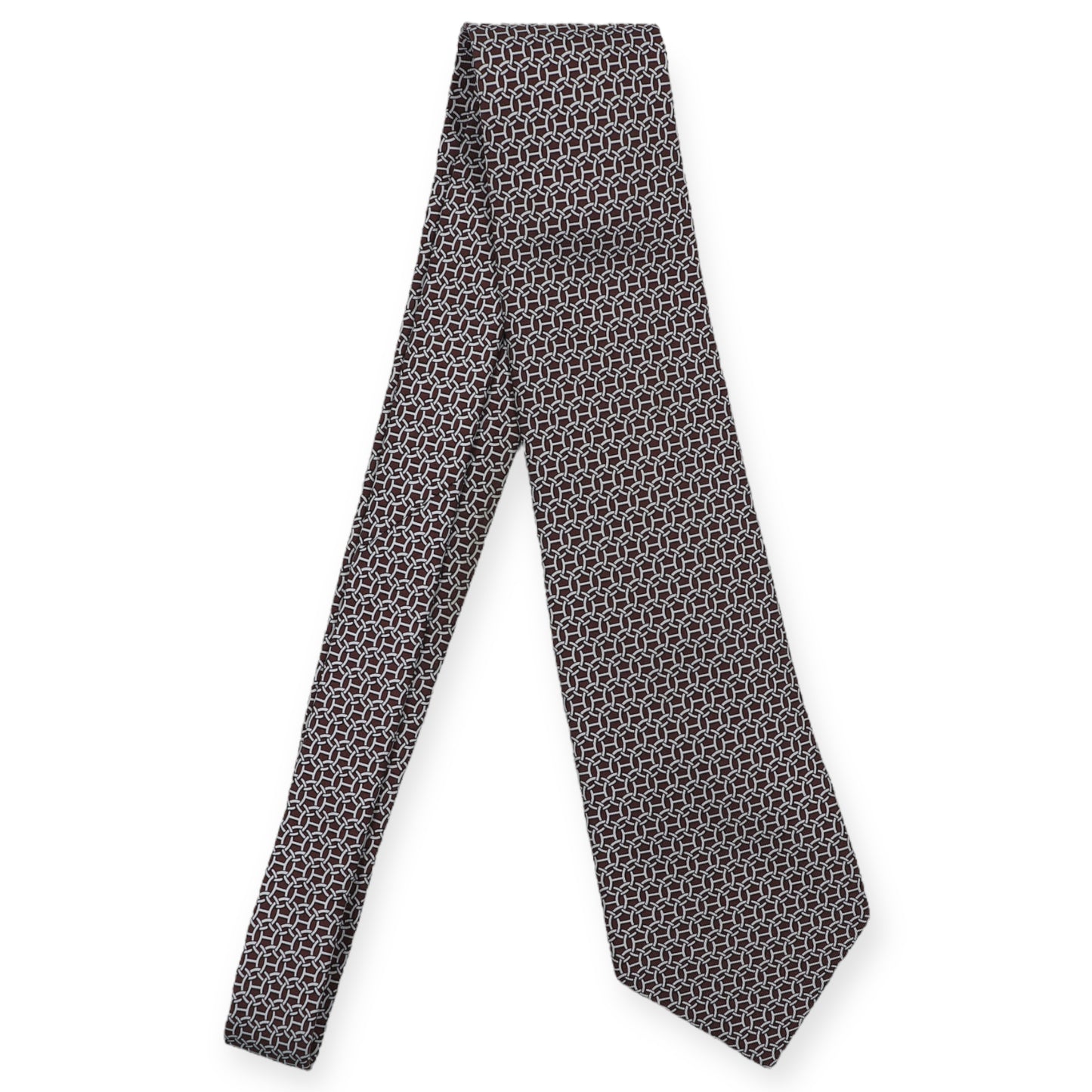 Hermès Krawatte braun