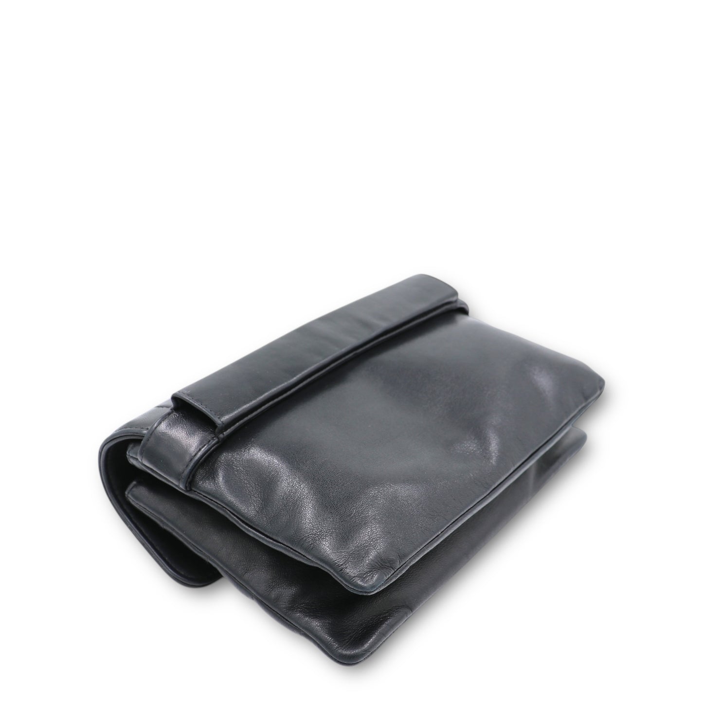 Chanel Chocolate bar Clutch schwarz