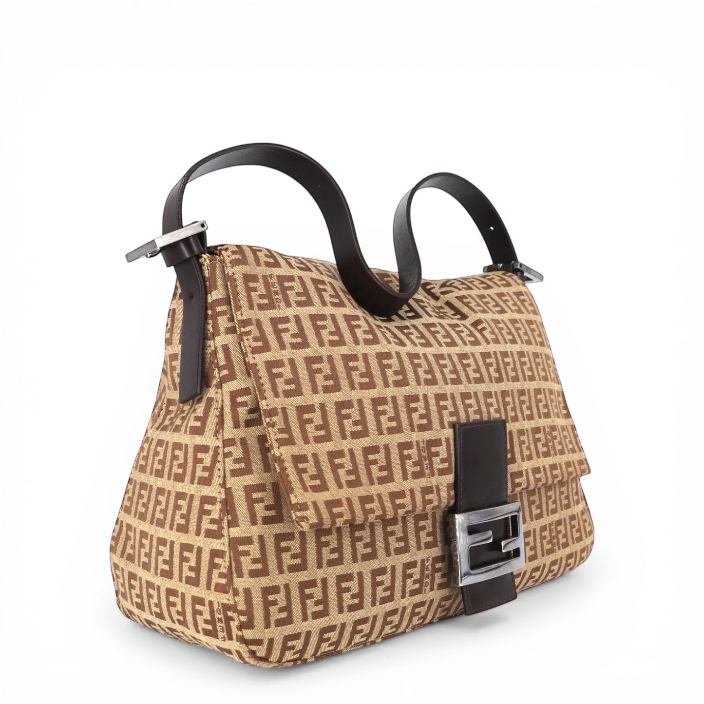 Fendi Mamma baguette Zucchino beige