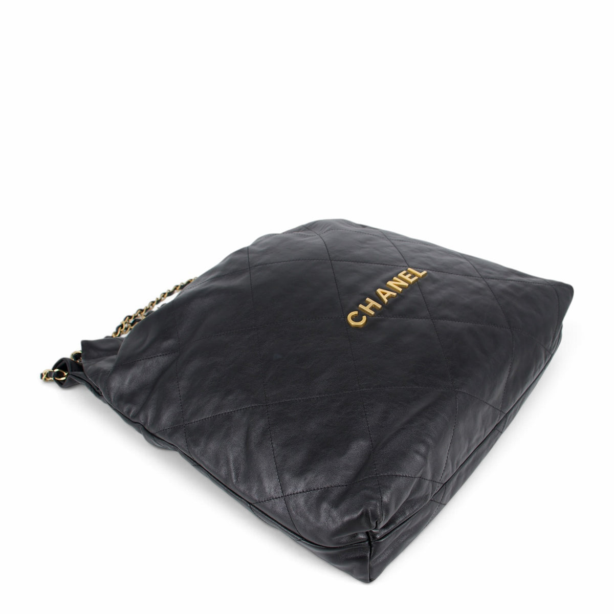 Chanel Medium 22 schwarz GHW