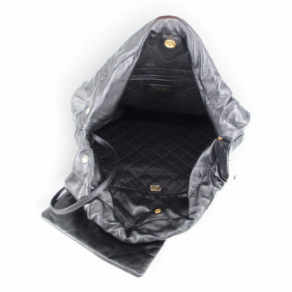 Chanel Medium 22 schwarz GHW